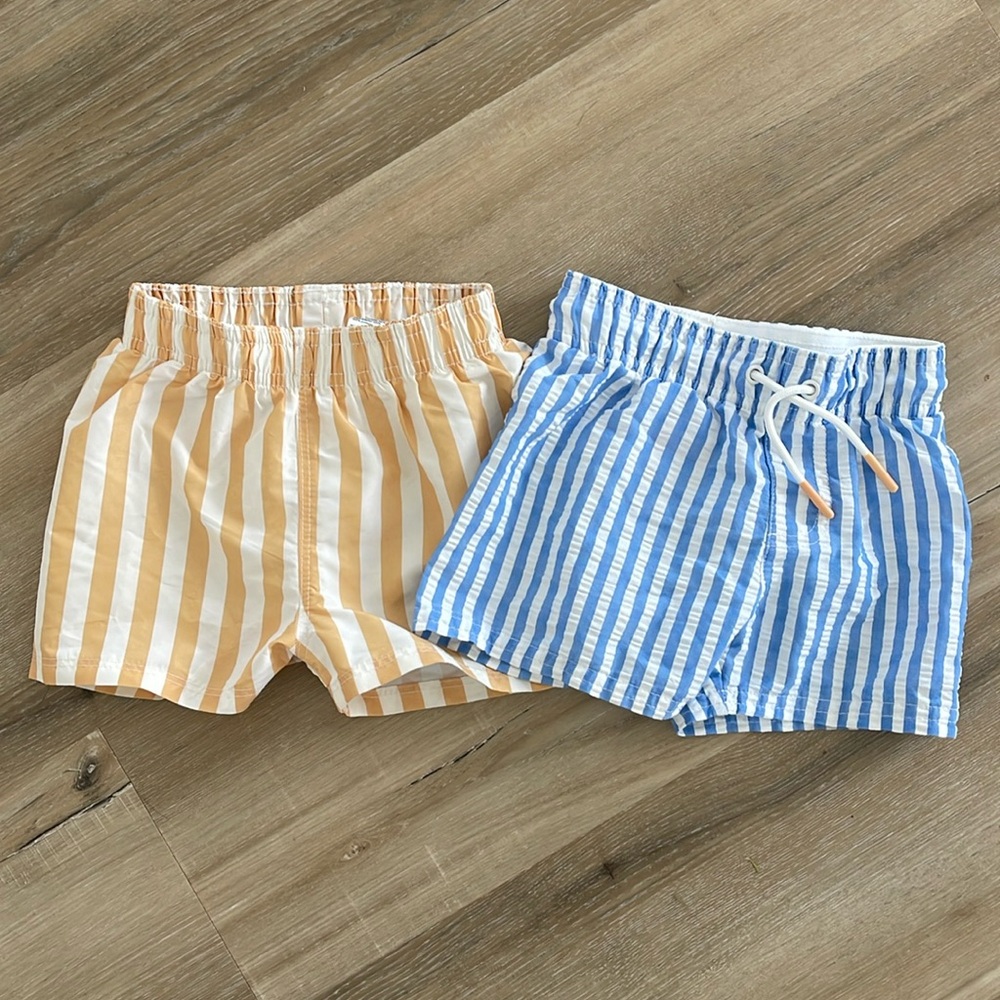 H&M and Cat and Jack Kids Swim Trunks